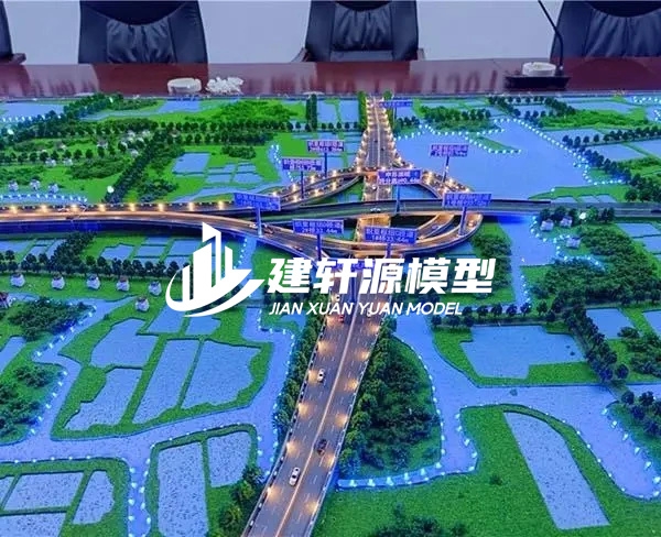 江都高速公路沙盘定制